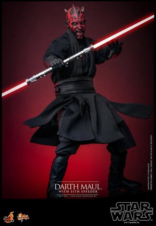 Star Wars: The Phantom Menace 25th Anniversary - Darth Maul with Sith Speeder 1:6 Scale Figure Set Star Wars: The Phantom Menace 25th Anniversary - Darth Maul with Sith Speeder 1:6 Scale Figure Set