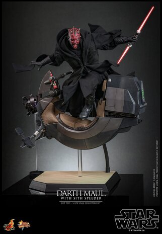 Star Wars: The Phantom Menace 25th Anniversary - Darth Maul with Sith Speeder 1:6 Scale Figure Set Star Wars: The Phantom Menace 25th Anniversary - Darth Maul with Sith Speeder 1:6 Scale Figure Set
