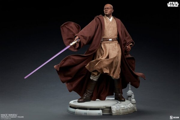 Sideshow Toys Star Wars: Revenge of the Sith - Mace Windu Premium 1:4 Scale Statue Sideshow Toys Star Wars: Revenge of the Sith - Mace Windu Premium 1:4 Scale Statue