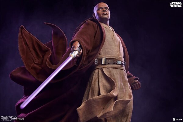 Sideshow Toys Star Wars: Revenge of the Sith - Mace Windu Premium 1:4 Scale Statue Sideshow Toys Star Wars: Revenge of the Sith - Mace Windu Premium 1:4 Scale Statue