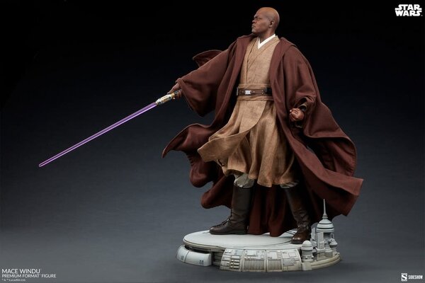 Sideshow Toys Star Wars: Revenge of the Sith - Mace Windu Premium 1:4 Scale Statue Sideshow Toys Star Wars: Revenge of the Sith - Mace Windu Premium 1:4 Scale Statue
