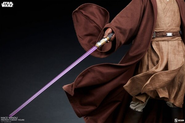 Sideshow Toys Star Wars: Revenge of the Sith - Mace Windu Premium 1:4 Scale Statue Sideshow Toys Star Wars: Revenge of the Sith - Mace Windu Premium 1:4 Scale Statue