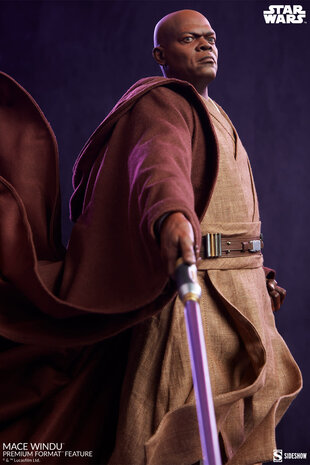 Sideshow Toys Star Wars: Revenge of the Sith - Mace Windu Premium 1:4 Scale Statue Sideshow Toys Star Wars: Revenge of the Sith - Mace Windu Premium 1:4 Scale Statue