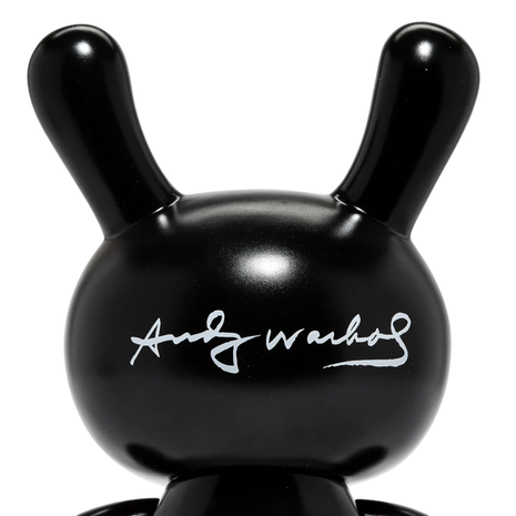 Kidrobot Andy Warhol: Fright Wig Self-Portrait Monochrome Edition 8 inch Dunny Kidrobot Andy Warhol: Fright Wig Self-Portrait Monochrome Edition 8 inch Dunny