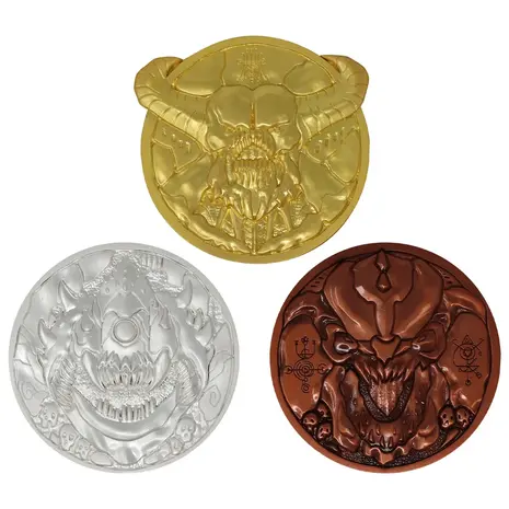 DOOM: Limited Edition Set of 3 Arcade Mode Medallion Collection DOOM: Limited Edition Set of 3 Arcade Mode Medallion Collection
