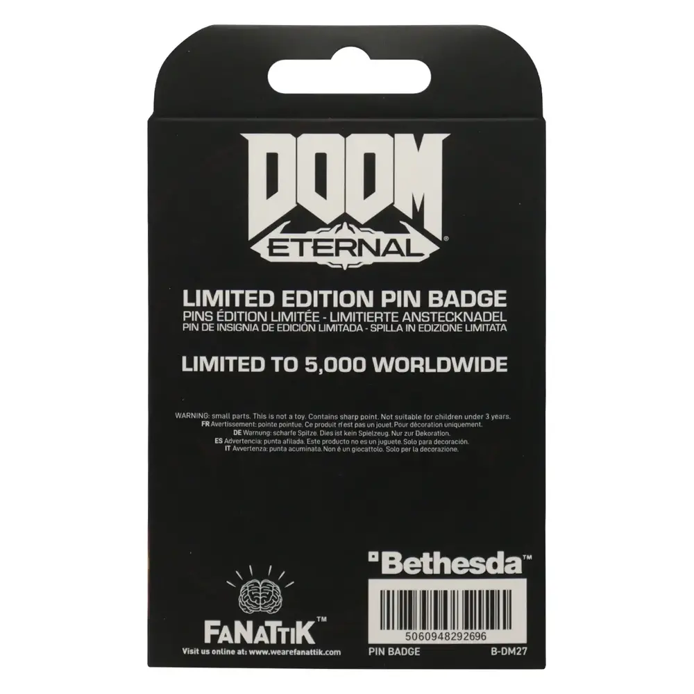 DOOM Eternal: Limited Edition Pin Badge DOOM Eternal: Limited Edition Pin Badge