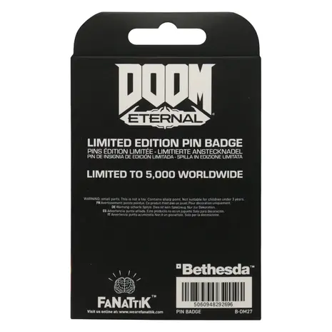 DOOM Eternal: Limited Edition Pin Badge DOOM Eternal: Limited Edition Pin Badge