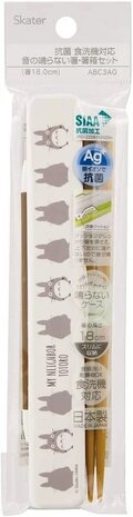 Skater My Neighbor Totoro - Totoro Silhouette Chopsticks Box Set Skater My Neighbor Totoro - Totoro Silhouette Chopsticks Box Set