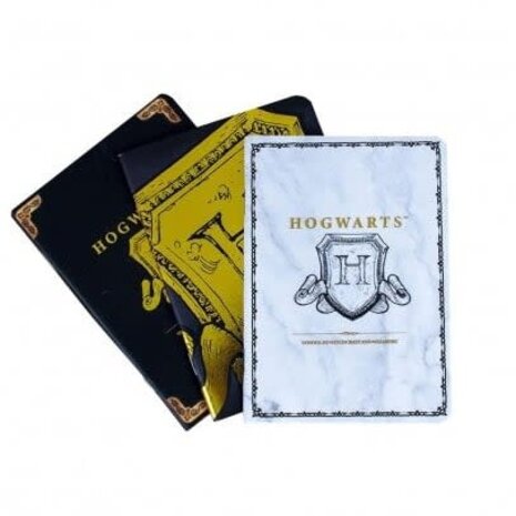 Blue Sky Harry Potter - Set of 3 A6 Hogwarts Crest Notebooks Blue Sky Harry Potter - Set of 3 A6 Hogwarts Crest Notebooks