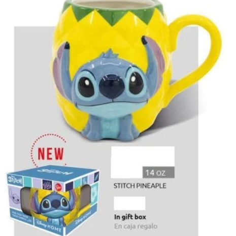 Monogram STITCH - Lilo and Stitch Pineapple - Mug 3D - 414 ml Monogram STITCH - Lilo and Stitch Pineapple - Mug 3D - 414 ml