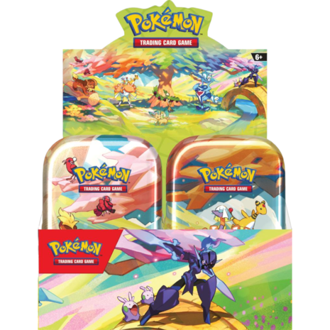 The Pokemon Company Pokémon TCG June Tin Display price for 1 tin *English Version* The Pokemon Company Pokémon TCG June Tin Display price for 1 tin *English Version*