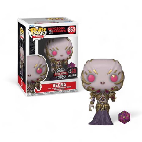 Funko Dungeons & Dragons Pop! & Dice Games Vinyl Figure Vecna (MT) Exclusive Funko Dungeons & Dragons Pop! & Dice Games Vinyl Figure Vecna (MT) Exclusive