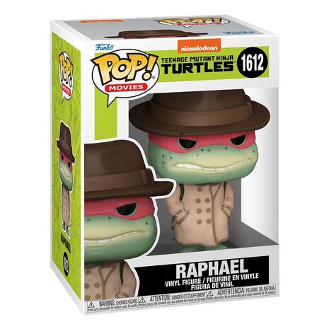 Funko Teenage Mutant Ninja Turtles Pop! Movies Vinyl Figure Raphael w/Coat & Hat Funko Teenage Mutant Ninja Turtles Pop! Movies Vinyl Figure Raphael w/Coat & Hat
