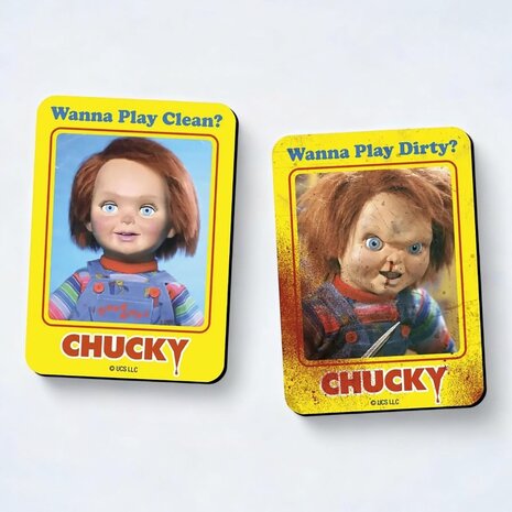 GamaGo Child's Play: Chucky Clean Dirty Dishwasher Magnet GamaGo Child's Play: Chucky Clean Dirty Dishwasher Magnet