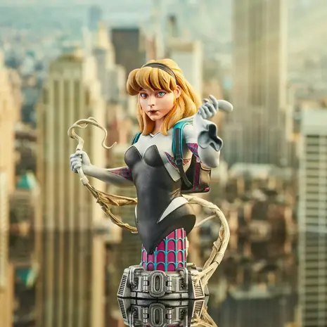 DIAMOND SELECT TOYS Marvel Comics Bust 1/7 Ghost Spider 15 cm DIAMOND SELECT TOYS Marvel Comics Bust 1/7 Ghost Spider 15 cm