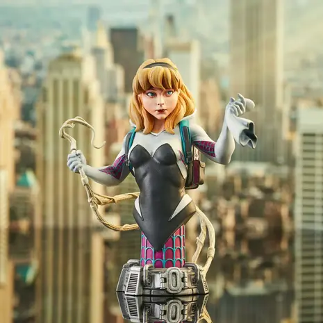DIAMOND SELECT TOYS Marvel Comics Bust 1/7 Ghost Spider 15 cm DIAMOND SELECT TOYS Marvel Comics Bust 1/7 Ghost Spider 15 cm