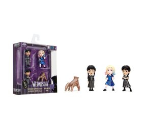 Jada Wednesday Nano Metalfigs Diecast Mini Figures 4-Pack Wave 1 4 cm Jada Wednesday Nano Metalfigs Diecast Mini Figures 4-Pack Wave 1 4 cm