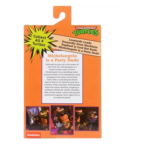 NECA Teenage Mutant Ninja Turtles (Cartoon) Action Figure Ultimate Michelangelo VHS 18 cm NECA Teenage Mutant Ninja Turtles (Cartoon) Action Figure Ultimate Michelangelo VHS 18 cm
