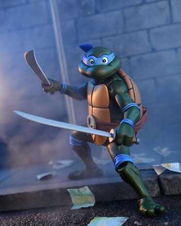 NECA Teenage Mutant Ninja Turtles (Cartoon) Action Figure Ultimate Leonardo VHS 18 cm NECA Teenage Mutant Ninja Turtles (Cartoon) Action Figure Ultimate Leonardo VHS 18 cm