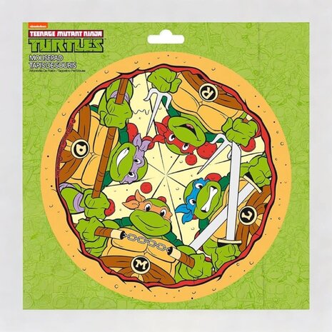 Abysse Corp Teenage Mutant Ninja Turtles - Flexibele Mousesmat - Pizza Abysse Corp Teenage Mutant Ninja Turtles - Flexibele Mousesmat - Pizza