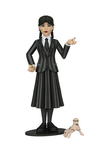 NECA Wednesday: Toony Terrors - 6 inch Action Figure - Wednesday Addams (Nevermore Uniform) NECA Wednesday: Toony Terrors - 6 inch Action Figure - Wednesday Addams (Nevermore Uniform)