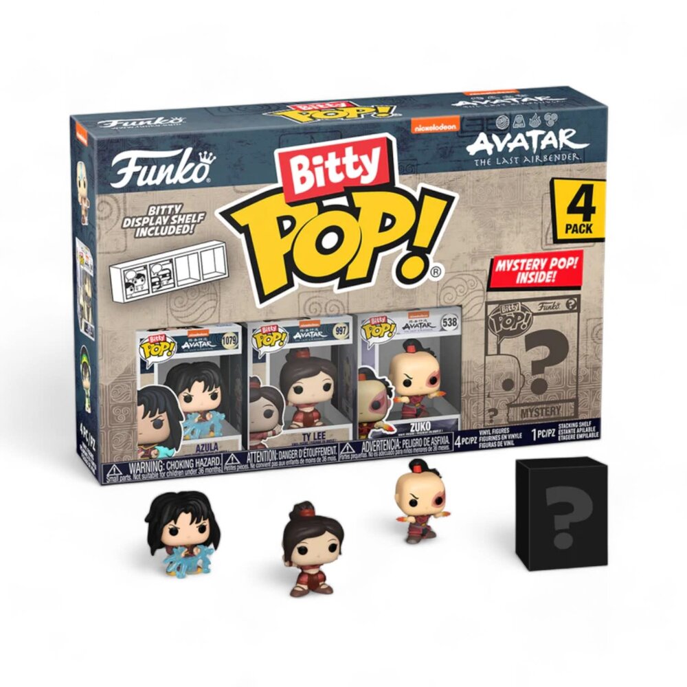 Funko Avatar The Last Airbender Bitty Pop! Vinyl Figure 4-Pack Azula 2,5 cm
