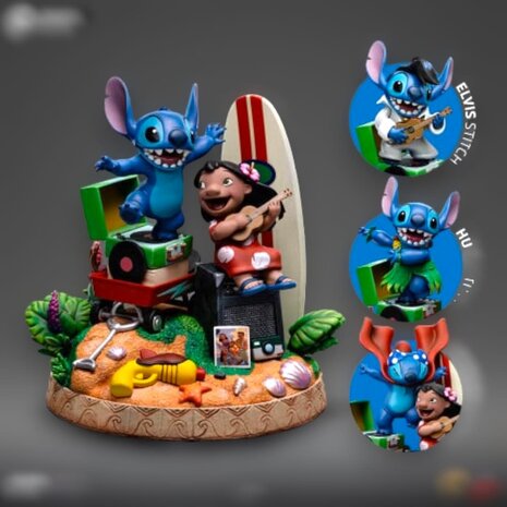 Iron Studios Lilo & Stitch Deluxe Kunst Skala Statue 1/10 Lilo & Stitch 20 cm Iron Studios Lilo & Stitch Deluxe Kunst Skala Statue 1/10 Lilo & Stitch 20 cm