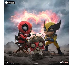 Iron Studios MiniCo - Deadpool & Wolverine - Deadpool, Wolverine en Headpool beeld Iron Studios MiniCo - Deadpool & Wolverine - Deadpool, Wolverine en Headpool beeld