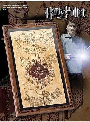 Harry Potter: Marauders Map Display Case Harry Potter: Marauders Map Display Case