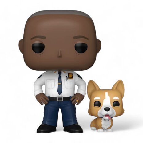 Funko Brooklyn Nine-Nine POP! TV Vinyl Figure Cpt Holt w/dog 9 cm Funko Brooklyn Nine-Nine POP! TV Vinyl Figure Cpt Holt w/dog 9 cm