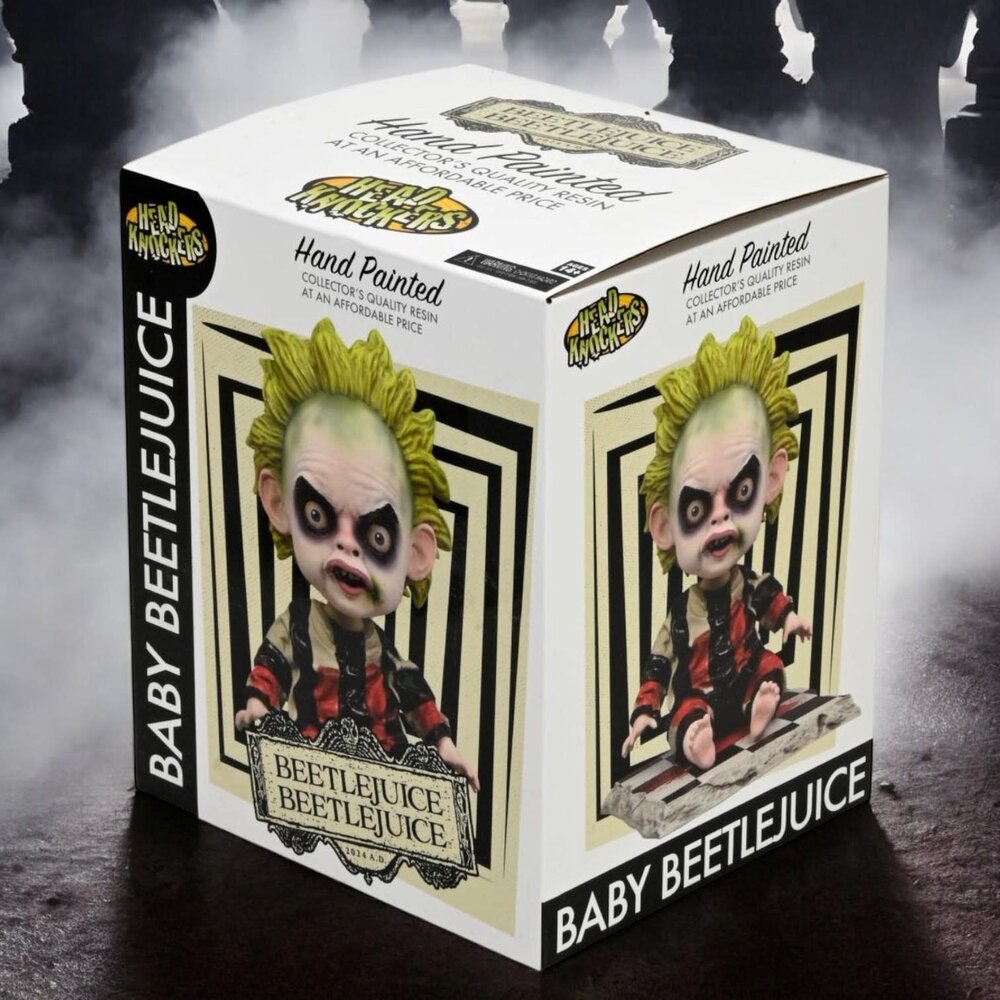 NECA Beetlejuice Beetlejuice Head Knocker Bobble-Head Baby Beetlejuice 16 cm NECA Beetlejuice Beetlejuice Head Knocker Bobble-Head Baby Beetlejuice 16 cm