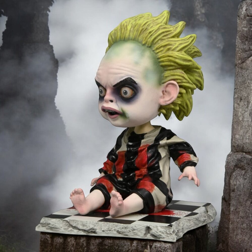 NECA Beetlejuice Beetlejuice Head Knocker Bobble-Head Baby Beetlejuice 16 cm NECA Beetlejuice Beetlejuice Head Knocker Bobble-Head Baby Beetlejuice 16 cm