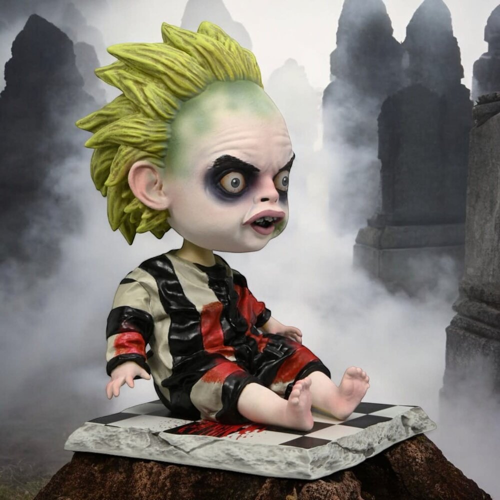 NECA Beetlejuice Beetlejuice Head Knocker Bobble-Head Baby Beetlejuice 16 cm NECA Beetlejuice Beetlejuice Head Knocker Bobble-Head Baby Beetlejuice 16 cm