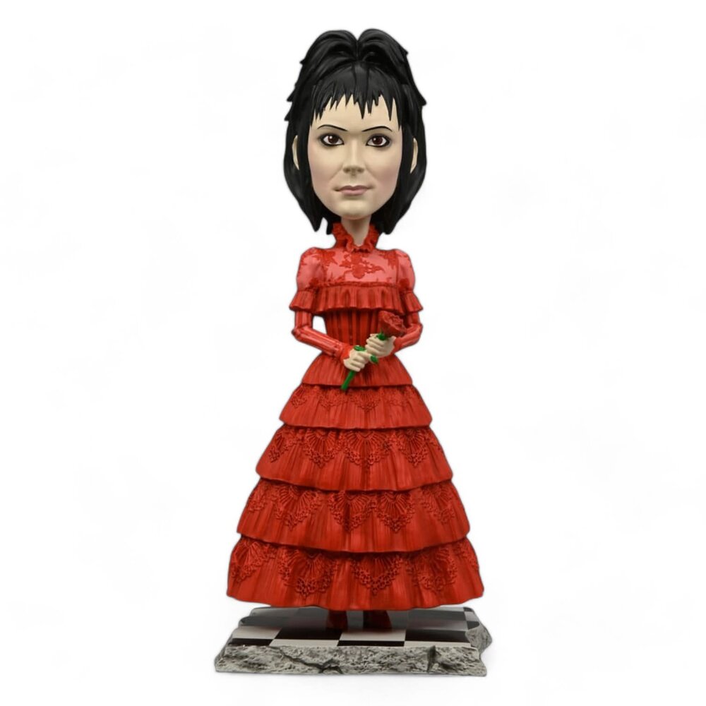 NECA Beetlejuice Beetlejuice Head Knocker Bobble-Head Lydia Wedding 20 cm NECA Beetlejuice Beetlejuice Head Knocker Bobble-Head Lydia Wedding 20 cm