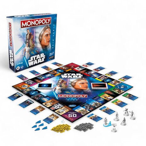 Hasbro Star Wars Board Game Monopoly Light Side Edition *English Version* Hasbro Star Wars Board Game Monopoly Light Side Edition *English Version*