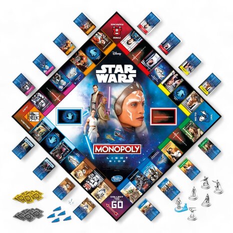 Hasbro Star Wars Board Game Monopoly Light Side Edition *English Version* Hasbro Star Wars Board Game Monopoly Light Side Edition *English Version*