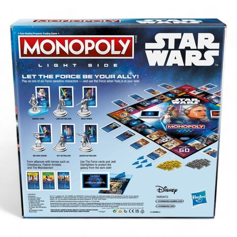 Hasbro Star Wars Board Game Monopoly Light Side Edition *English Version* Hasbro Star Wars Board Game Monopoly Light Side Edition *English Version*