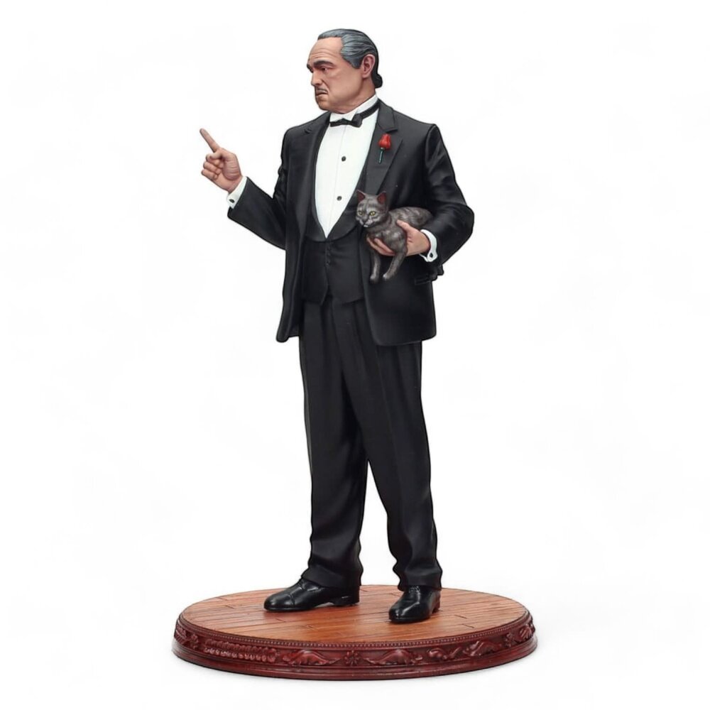 SD Toys The Godfather Movie Icons PVC Statue Don Vito Corleone The Offer 20 cm