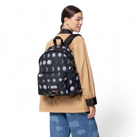 eastpak Eastpak Day Pak'r Backpack Star Wars Death Star Black eastpak Eastpak Day Pak'r Backpack Star Wars Death Star Black