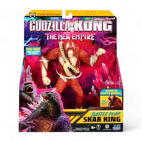 Godzilla x Kong The New Empire: Battle Roar Skar King Evolved Figure Godzilla x Kong The New Empire: Battle Roar Skar King Evolved Figure