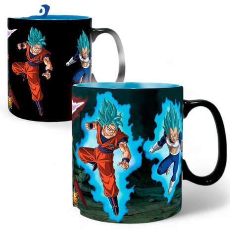 Abysse Corp DRAGON BALL SUPER - Mug Heat Change - 460 ml SaiyansvsBlack Abysse Corp DRAGON BALL SUPER - Mug Heat Change - 460 ml SaiyansvsBlack