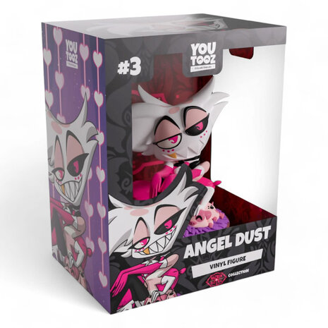 Youtooz Collectibles Hazbin Hotel Vinyl Figure Angel Dust 10 cm Youtooz Collectibles Hazbin Hotel Vinyl Figure Angel Dust 10 cm