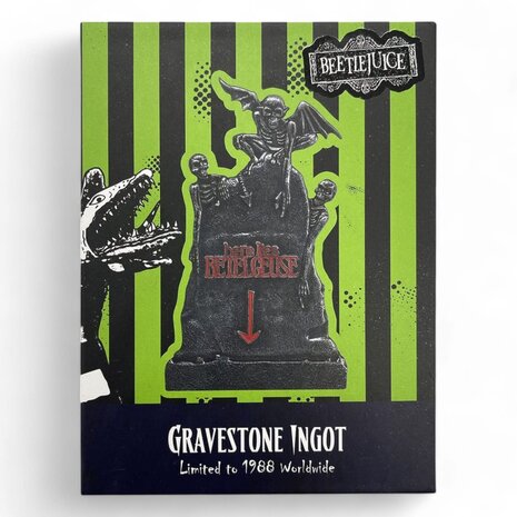 Beetlejuice Limited Edition Gravestone Ingot Beetlejuice Limited Edition Gravestone Ingot