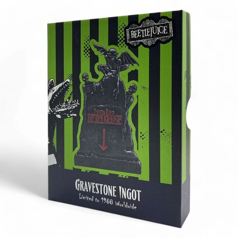Beetlejuice Limited Edition Gravestone Ingot Beetlejuice Limited Edition Gravestone Ingot