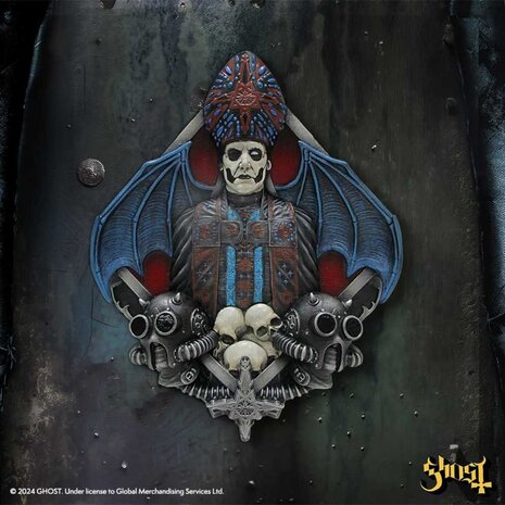 Nemesis Now Ltd Ghost Papa Emeritus IV Wall Plaque 29.5cm Nemesis Now Ltd Ghost Papa Emeritus IV Wall Plaque 29.5cm