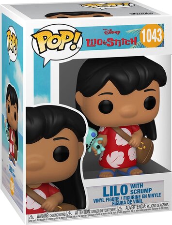 Funko Lilo & Stitch POP! Disney Vinyl Figure Lilo with Scrump 9 cm Funko Lilo & Stitch POP! Disney Vinyl Figure Lilo with Scrump 9 cm