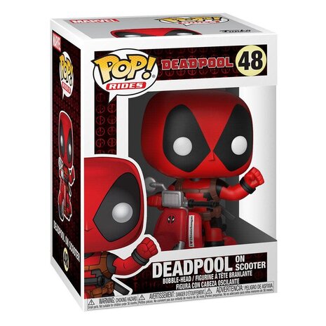 Funko Deadpool POP! Rides Vinyl Figure Deadpool & Scooter 9 cm Funko Deadpool POP! Rides Vinyl Figure Deadpool & Scooter 9 cm