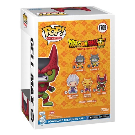 Funko Dragon Ball Super: Super Hero POP! Vinyl Figure Cell Max 9 cm Funko Dragon Ball Super: Super Hero POP! Vinyl Figure Cell Max 9 cm