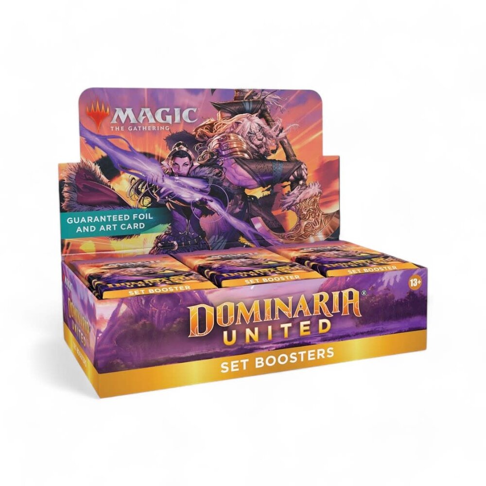 wizards of the coast Magic the Gathering Dominaria United Set Booster (price per piece) wizards of the coast Magic the Gathering Dominaria United Set Booster (price per piece)