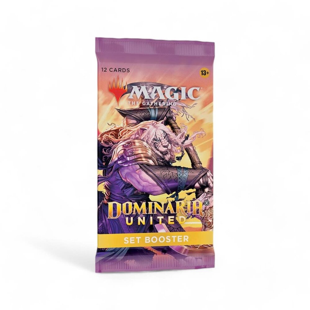 wizards of the coast Magic the Gathering Dominaria United Set Booster (price per piece) wizards of the coast Magic the Gathering Dominaria United Set Booster (price per piece)